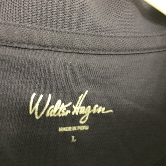 Walter Hagen Golf shirt Size L Navy - Picture 3 of 6